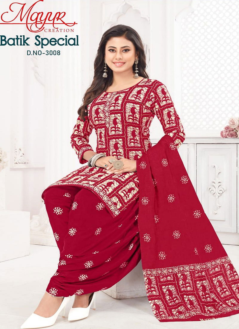 Batik Special Vol 30 By Mayur Printed Cotton Dress Material Exporters In India